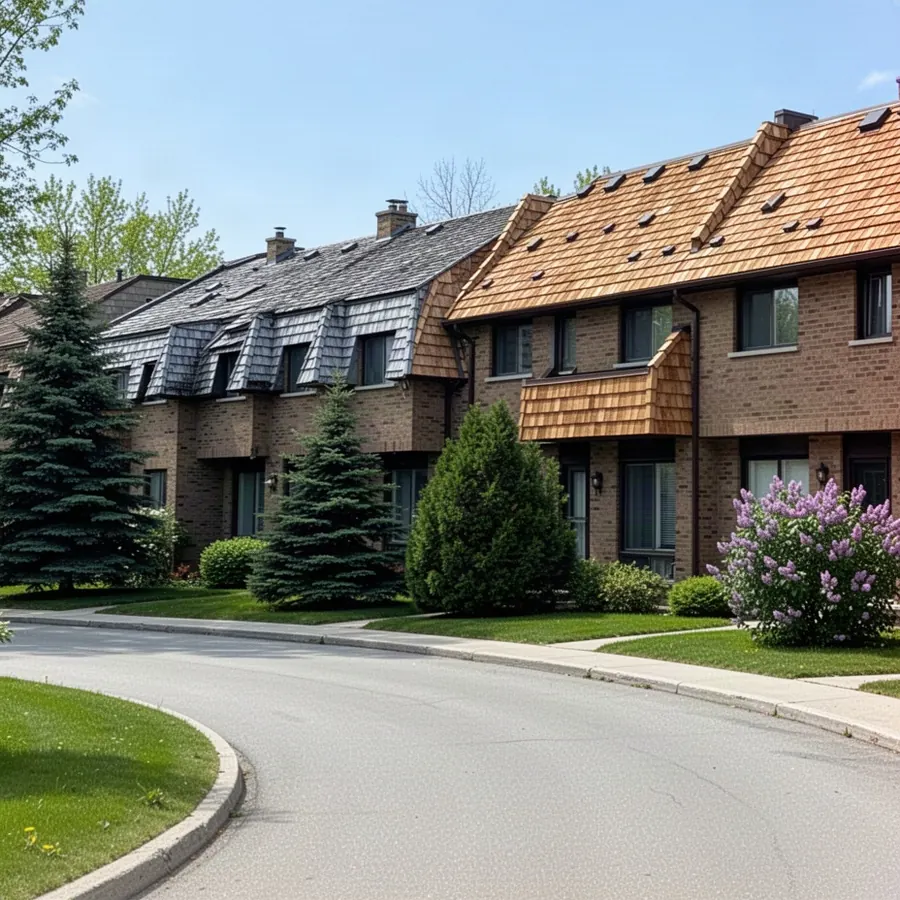 Phased shingle replacement on Nepean townhouse complex