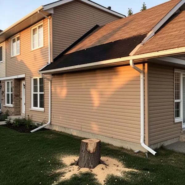 Roof repaired after tree fell in Barrhaven